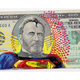 Illustration for article titled The Justice League sells out in this awesome DC superhero money art